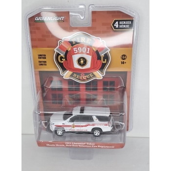 Greenlight 1:64 Chevrolet Tahoe 2021 Fire-Rescue Chief Mastic Beach Long Island